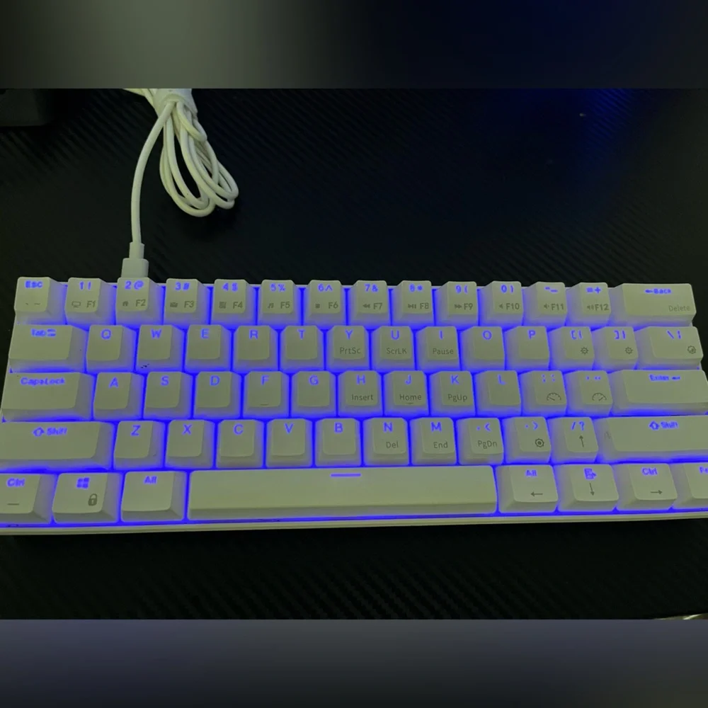 keyboard has over 10 different color settings and modes has brown switches